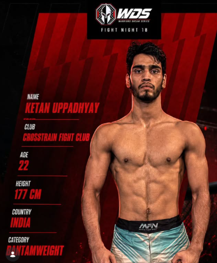 Ketan Uppadhyay Set for His First WDS Appearance at Fight Night 18